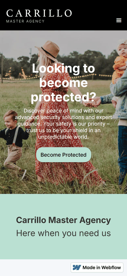 Carrillo Master Agency Mobile Flow Live Scroll Interaction