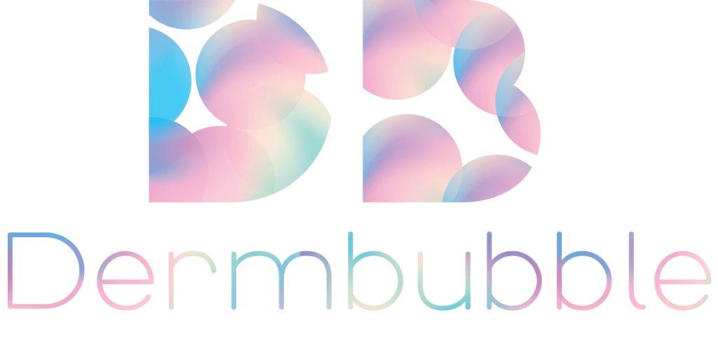 Dermbubble Skincare Brand Identity and Logo Mark