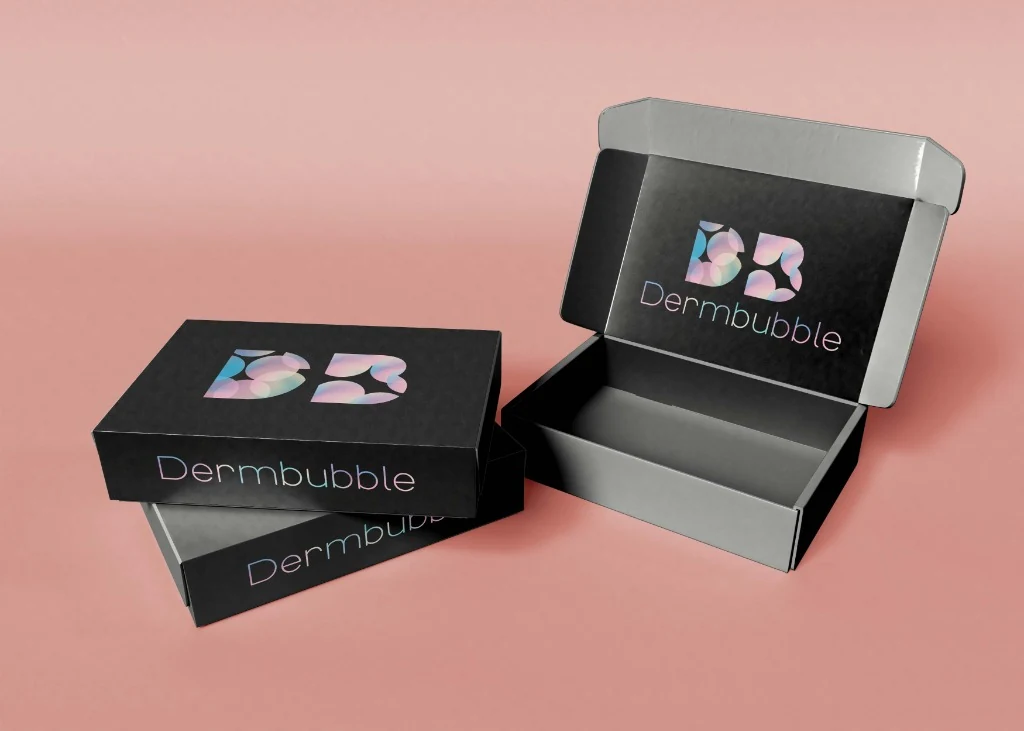 Dermbubble Skincare Unboxing & Packaging Mailer Box