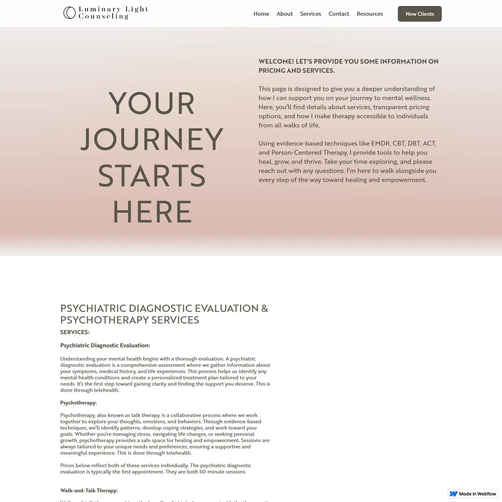 Luminary Light Therapy Services & EMDR Care