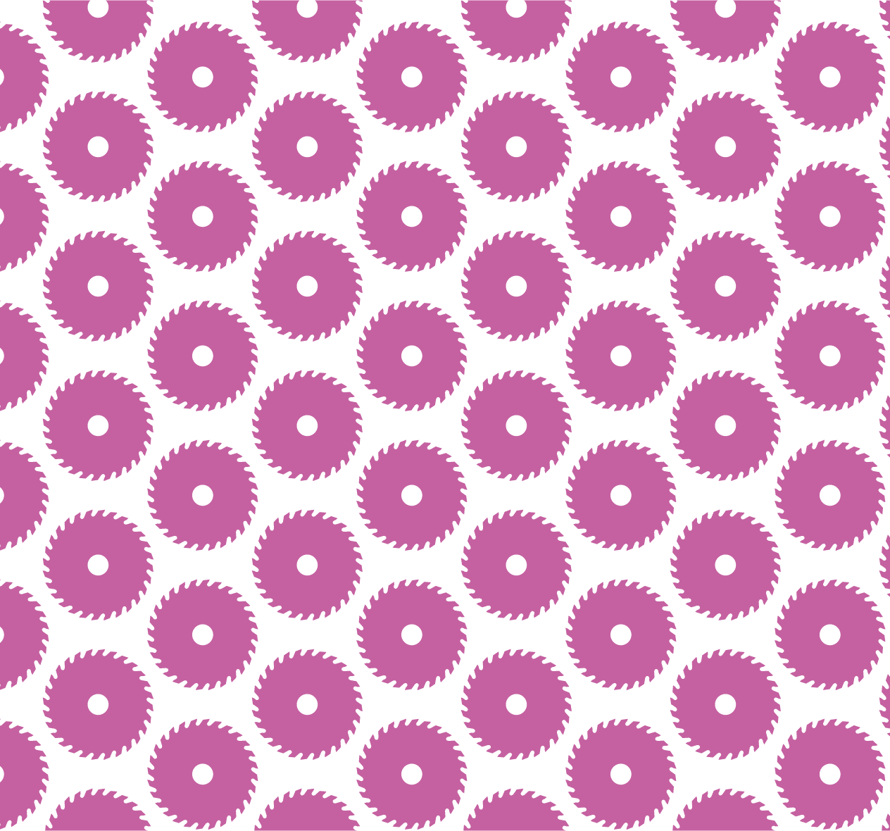 Scary Movie Foodie Saw Blade Pattern on #DBB5C9